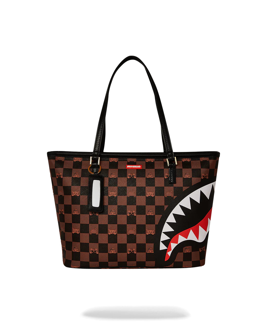 Borsa PEEKING CHARACTER CHECK TOTE