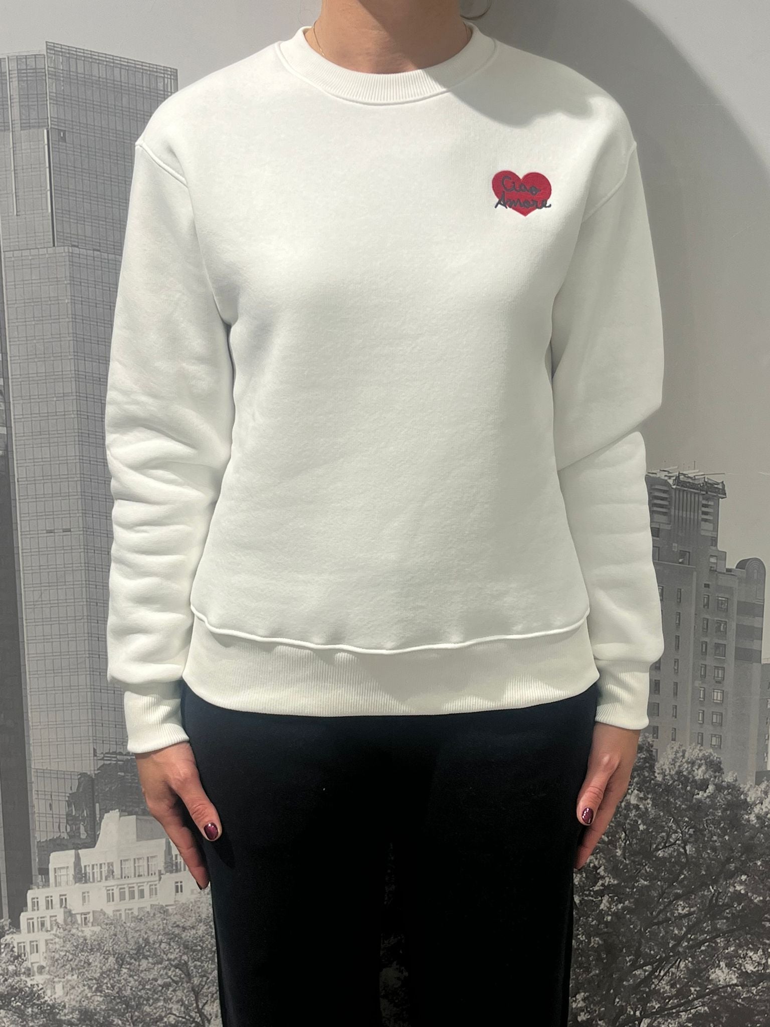 Felpa " CIAO AMORE "