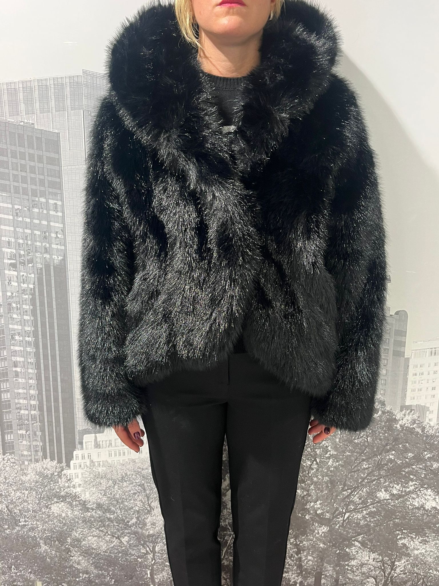 Giubbotto Eco Pelliccia