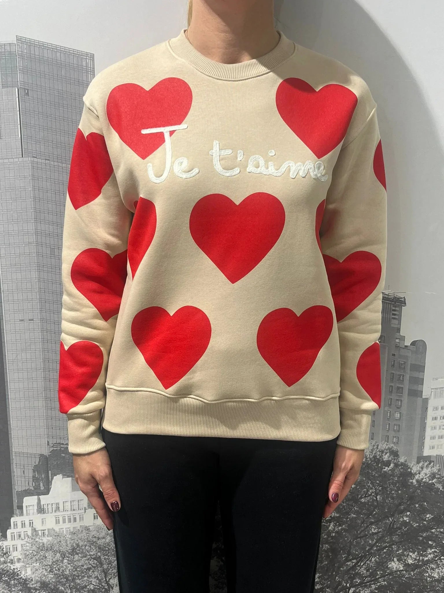 Felpa '' JE T'AIME " - M A R K E T S T O R E