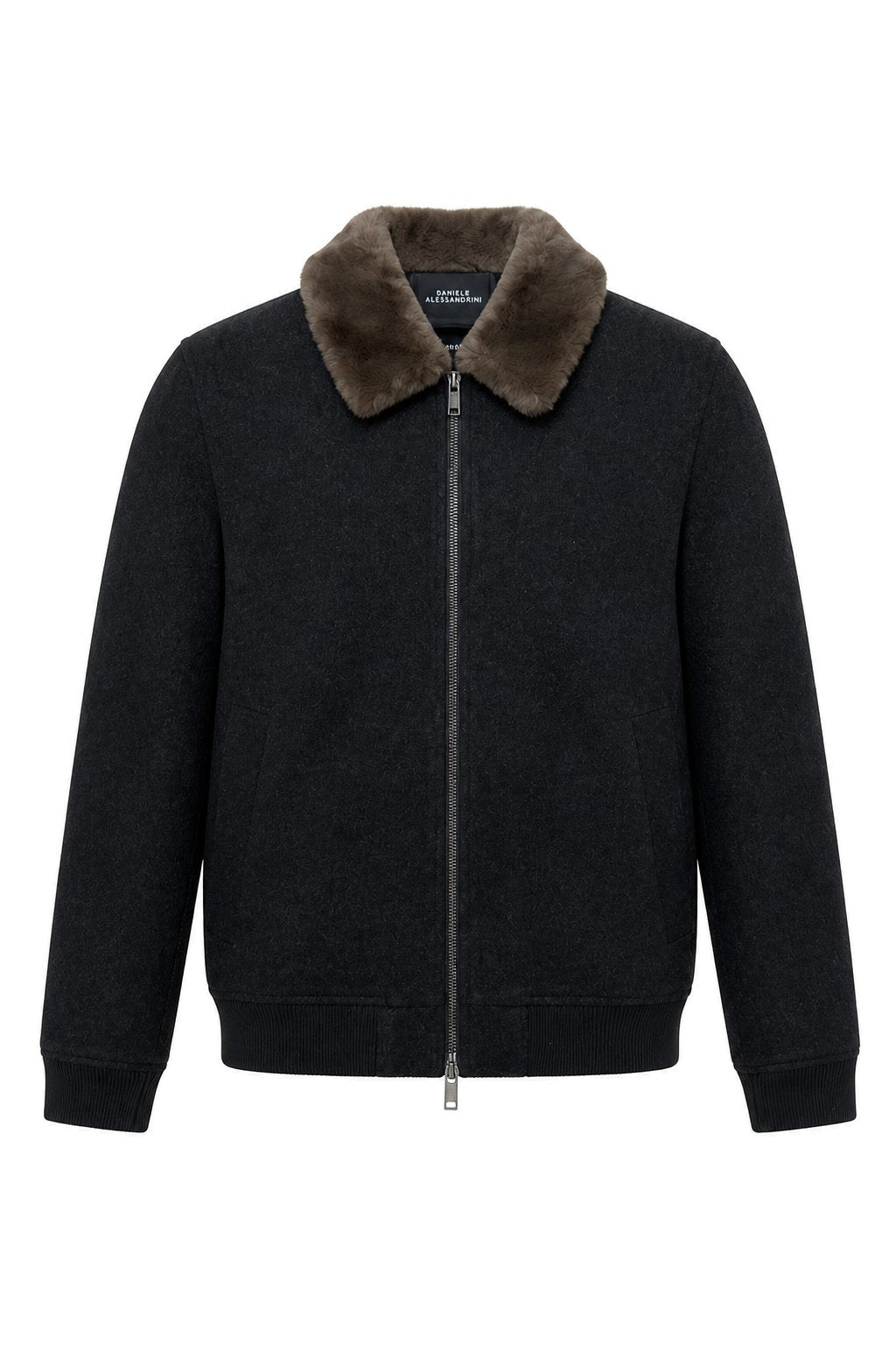 Bomber Lana Collo Eco pelliccia