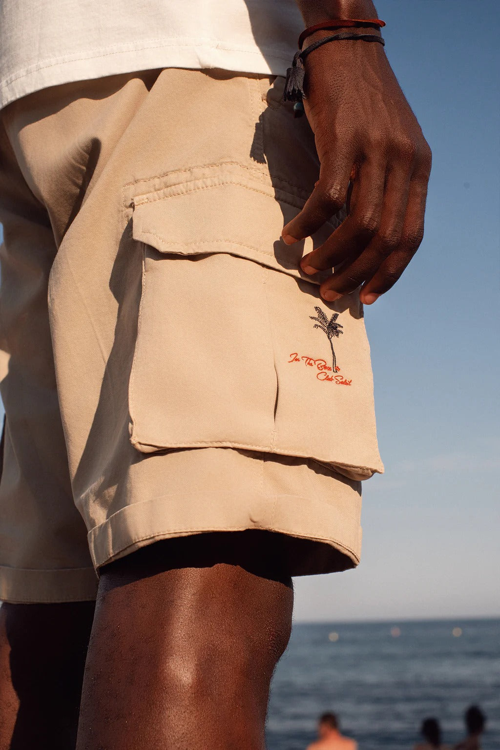 Bermuda CARGO EMBROIDERY