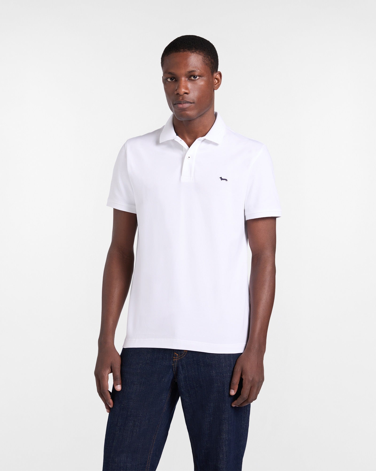 Polo Basic in Piquet Stretch