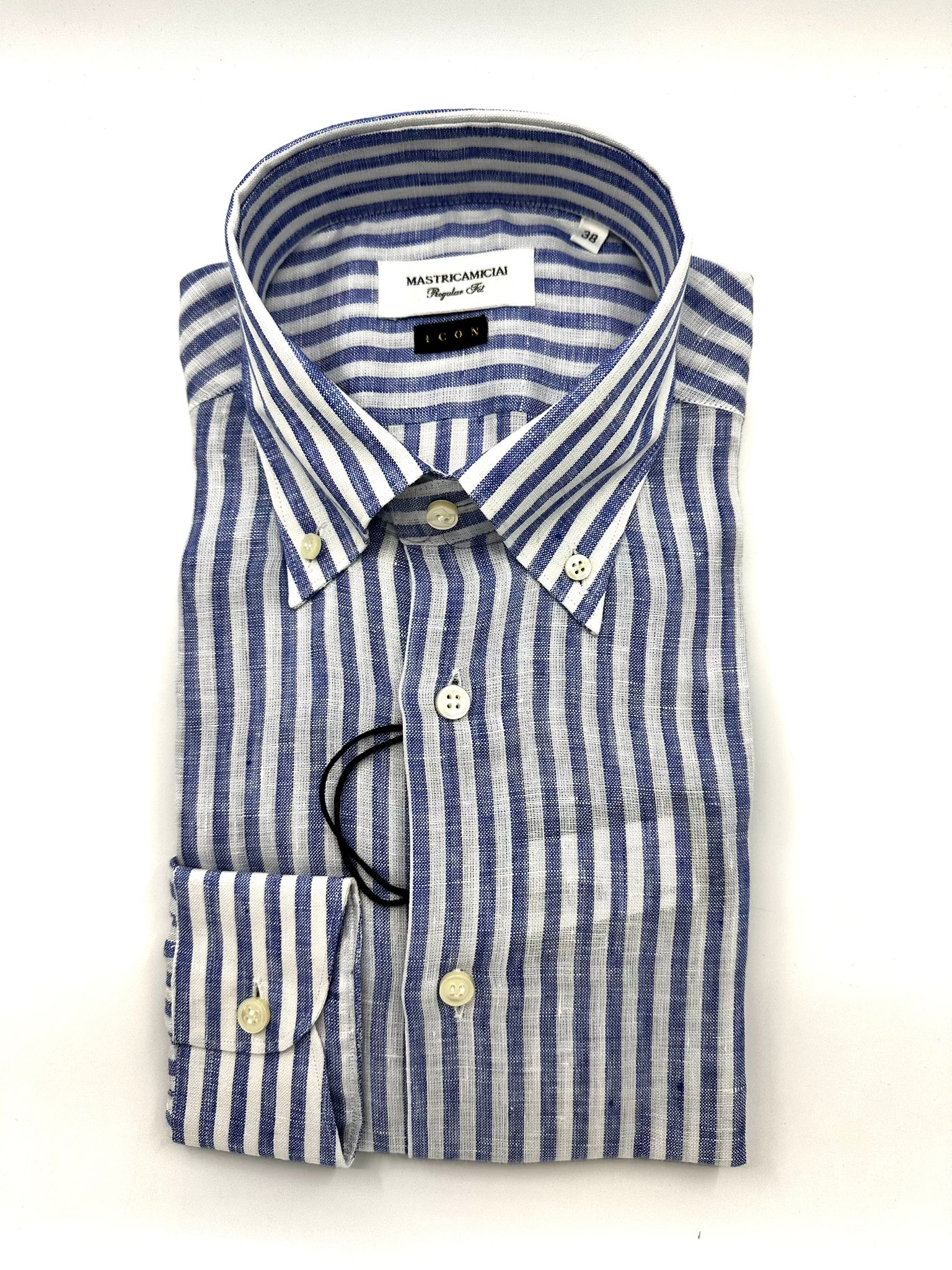 Camicia Lino Iconic Classic Botton Down Regular