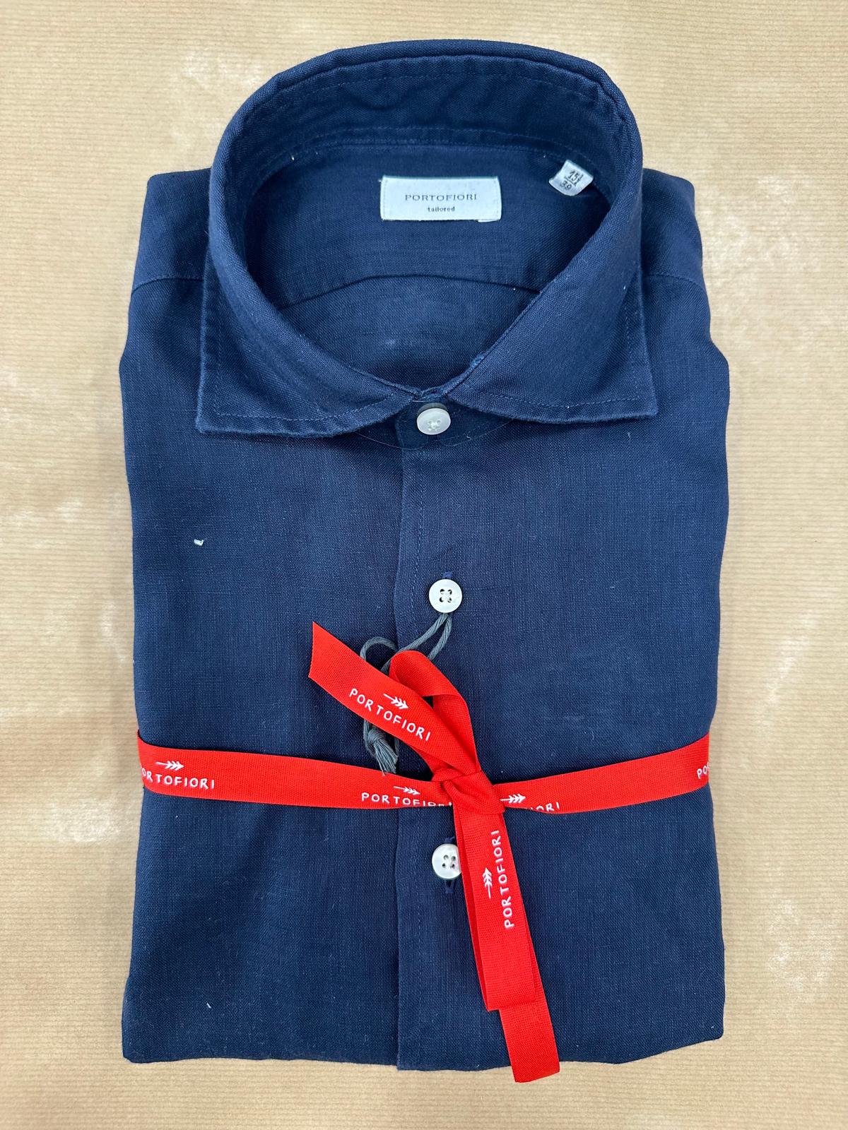 Camicia Lino Comfort Fit