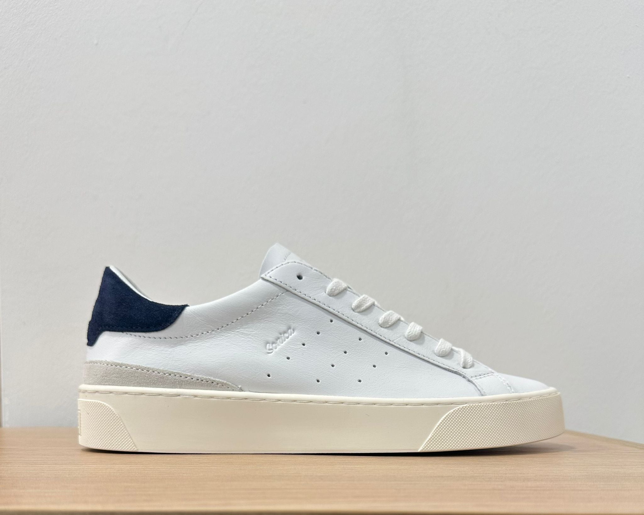 Sneakers SONICA CALF WHITE-BLUE