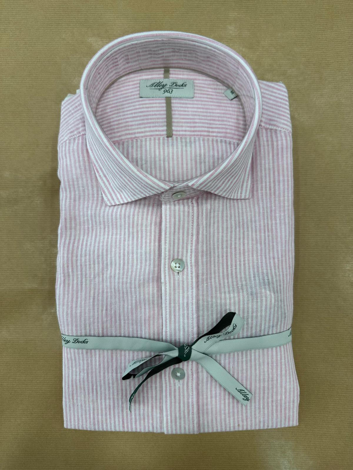 Camicia Collo Francese LINO