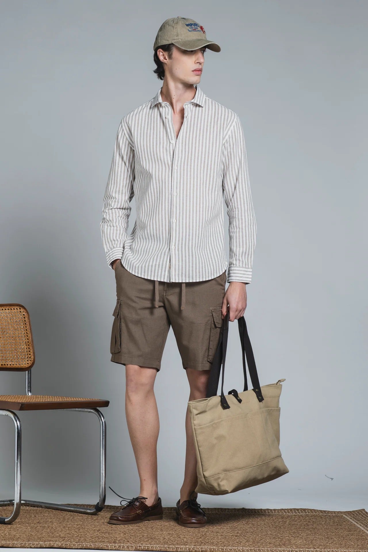 Bermuda Cargo Misto Lino COOPER