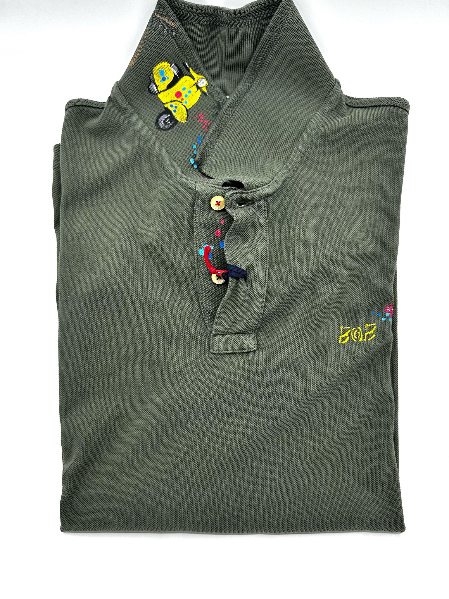 Polo HANDMADE PAINTED