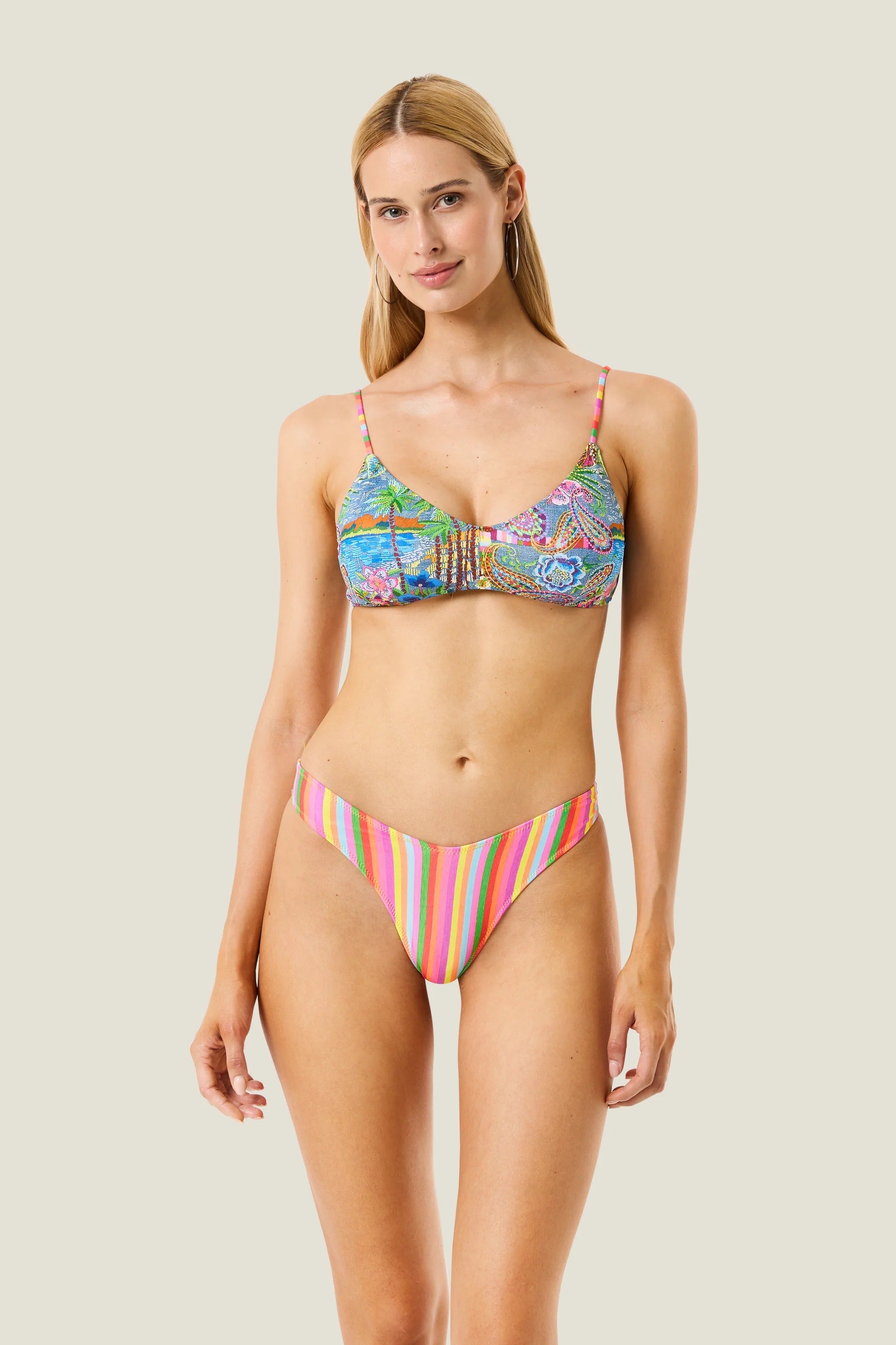 Bikini TOP DENIM MEXICAN