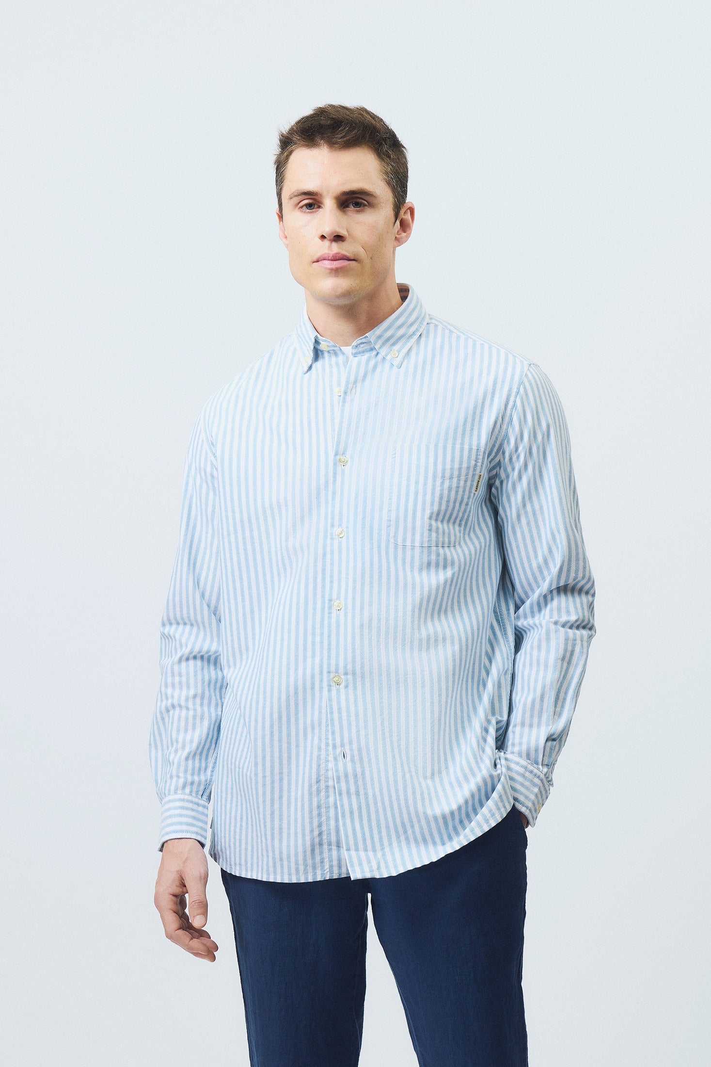 Shirt Classic MAN Oxford Stripe Washed