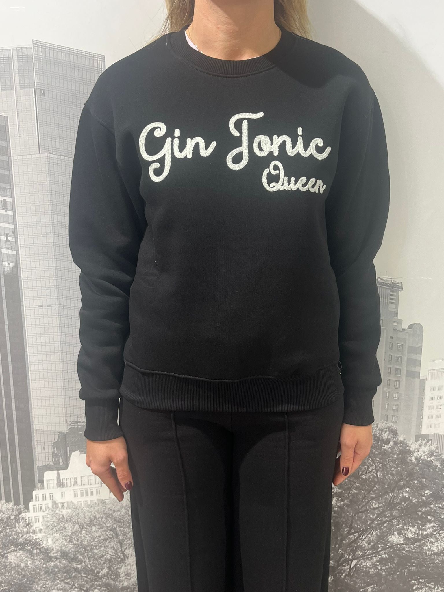 Felpa '' GIN TONIC QUEEN "
