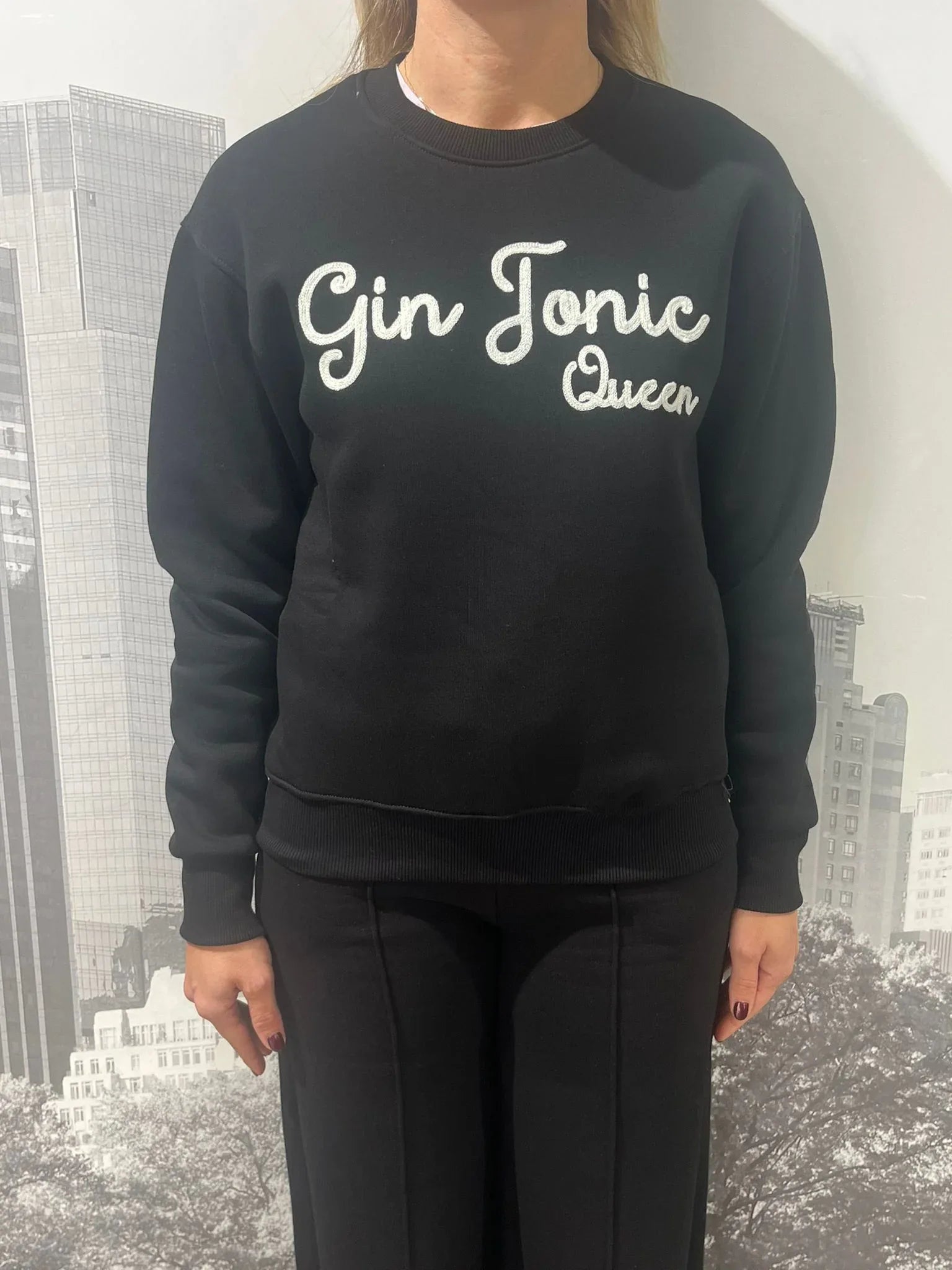 Felpa '' GIN TONIC QUEEN " - M A R K E T S T O R E