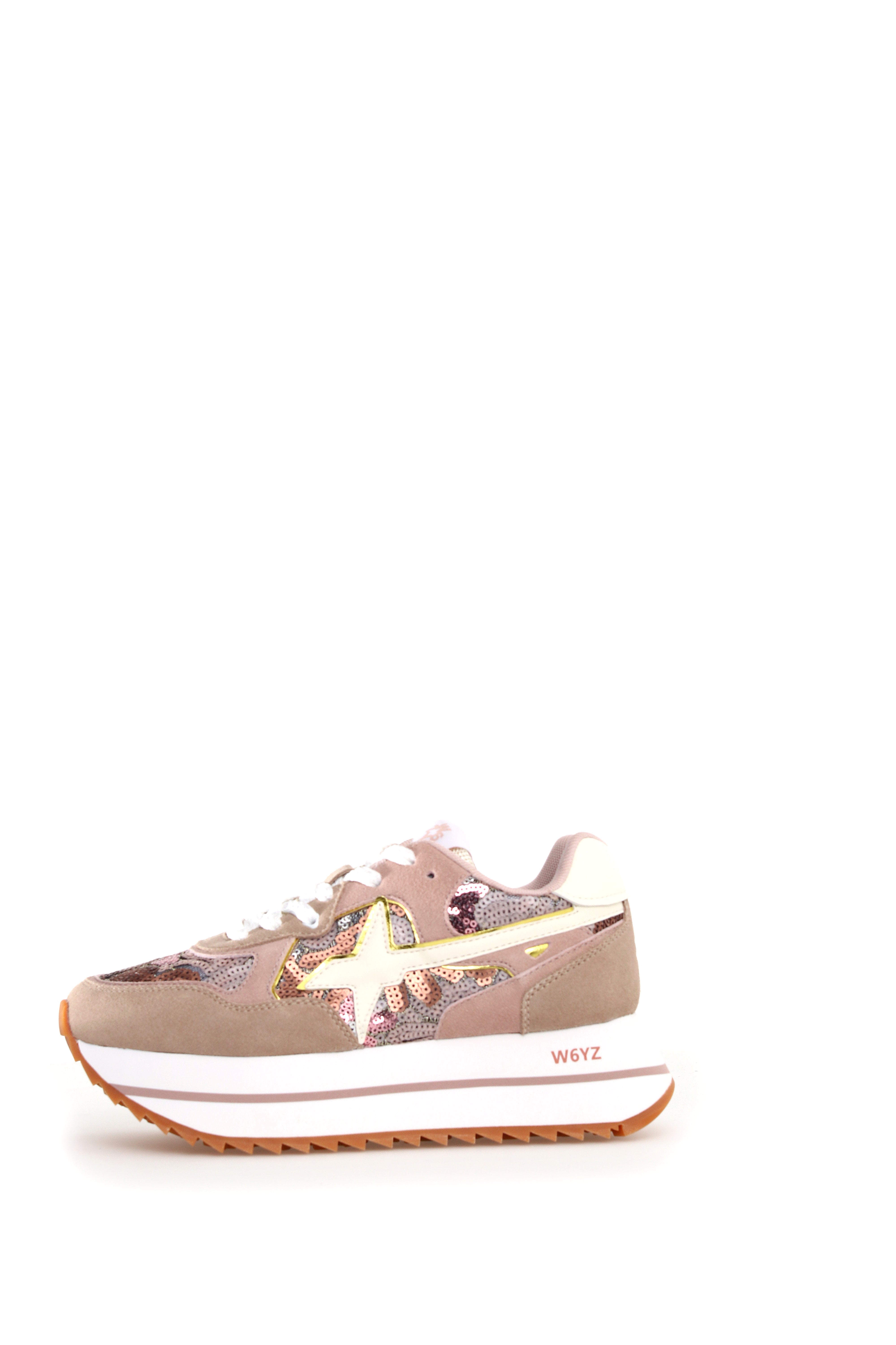 Sneakers DEVA W METALLIC PAILLETTES BEIGE-CIPRIA-MULTI