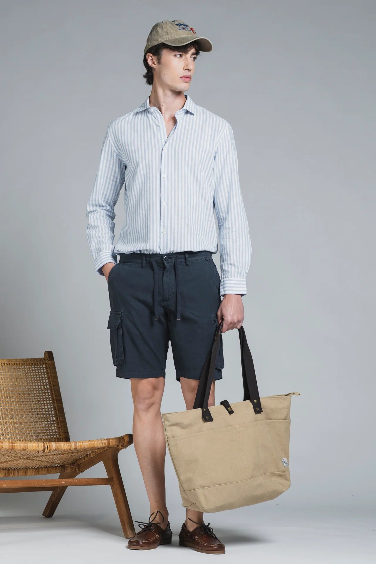 Bermuda Cargo Misto Lino COOPER