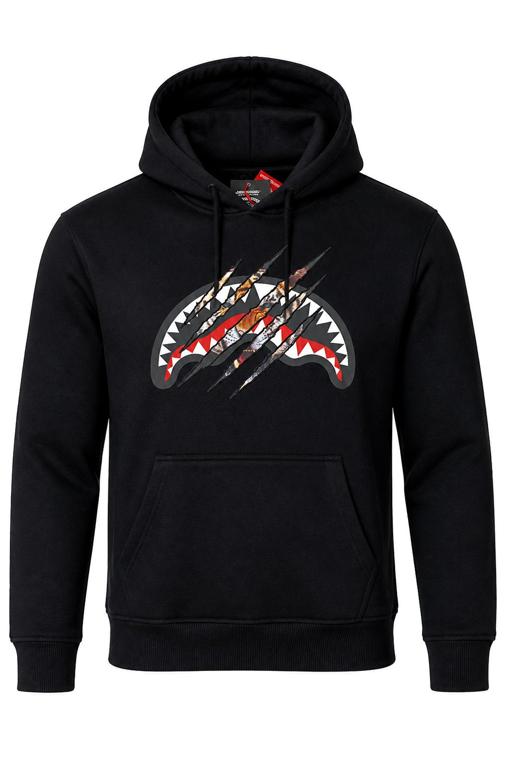 Felpa Cappuccio Scratched Regular Hoodie