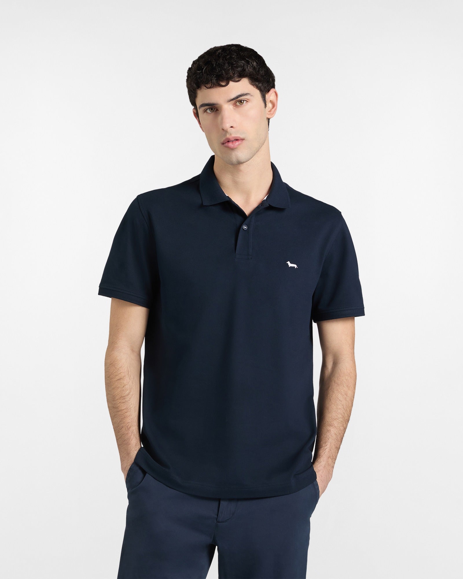 Polo Basic in Piquet Stretch
