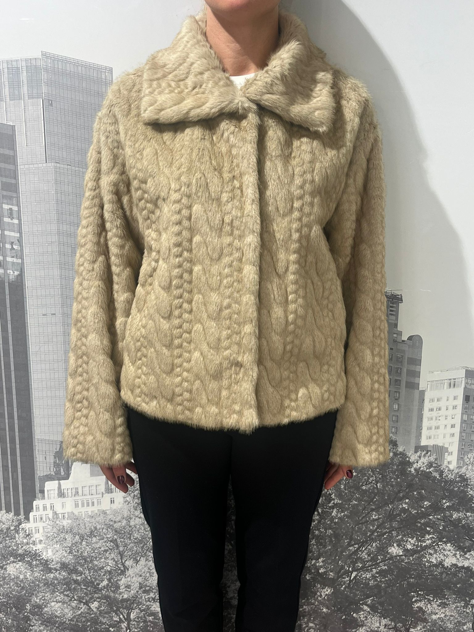 Giubbotto Eco Pelliccia