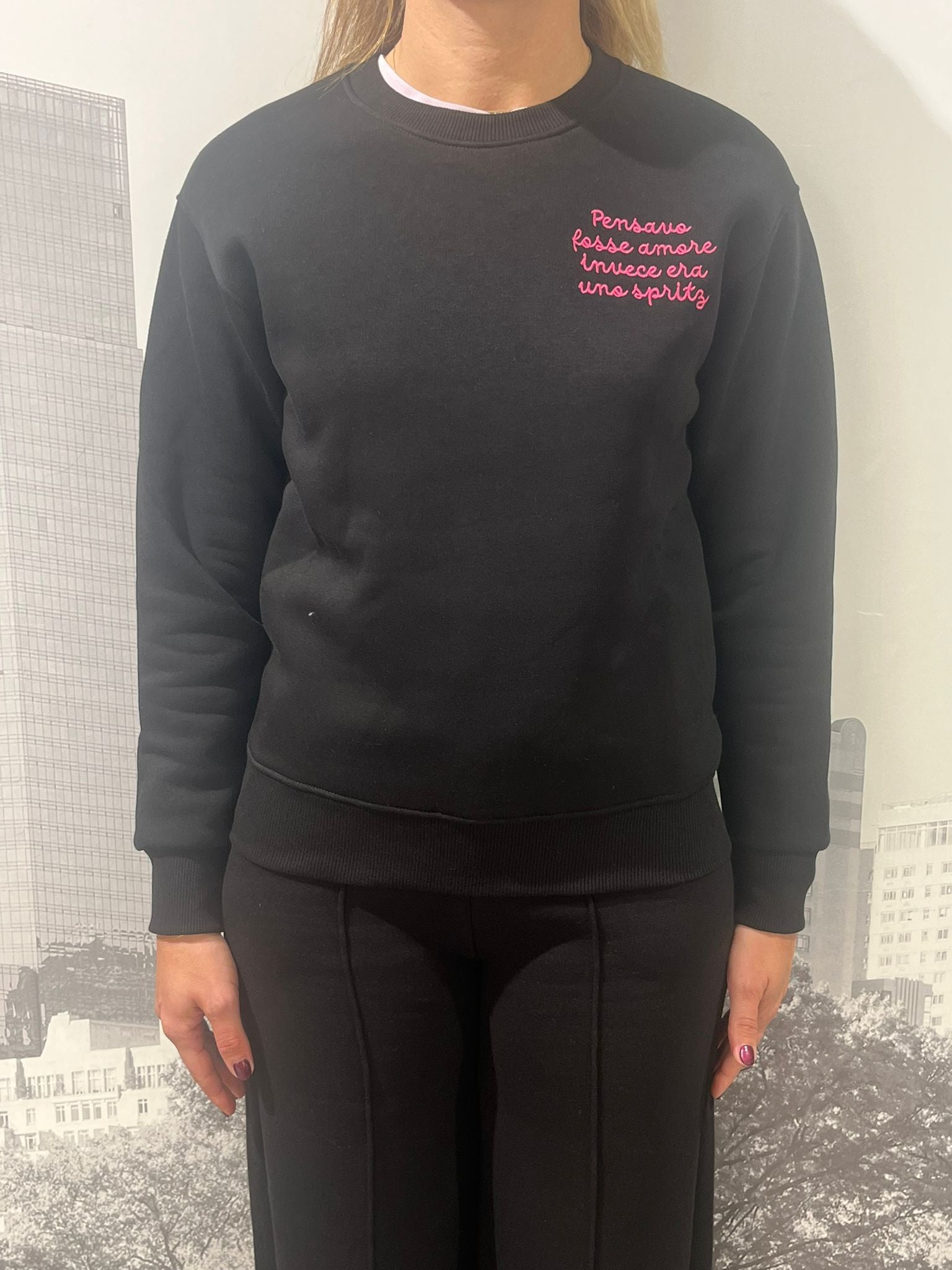 Felpa " PENSAVO FOSSE AMORE "