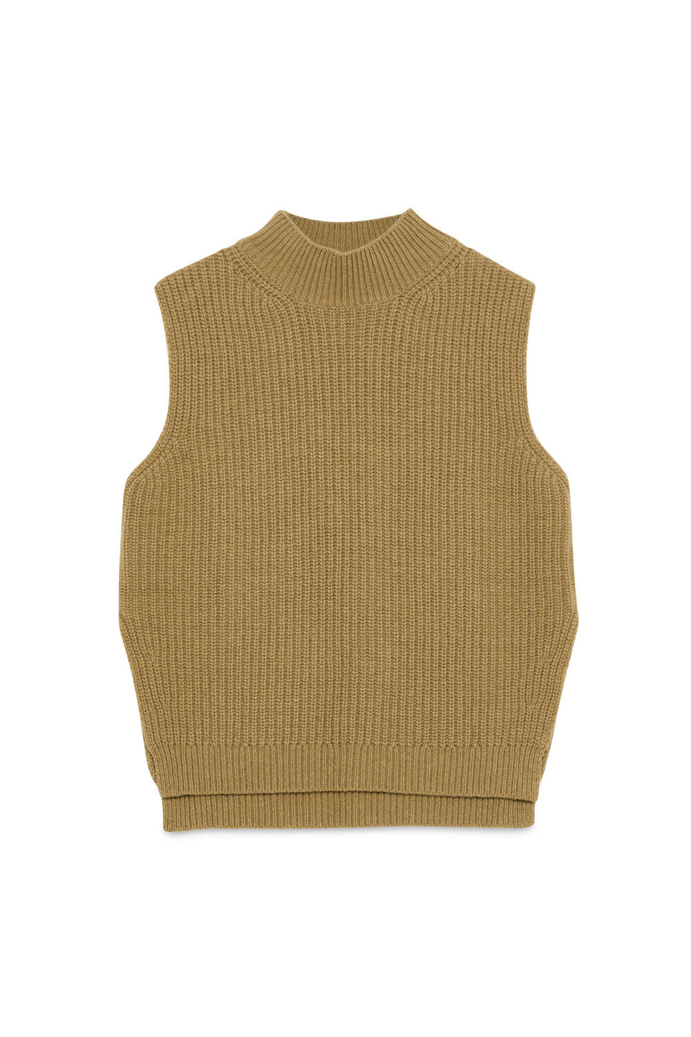 Maglia Sleeveless Rib WOMAN Wool .
