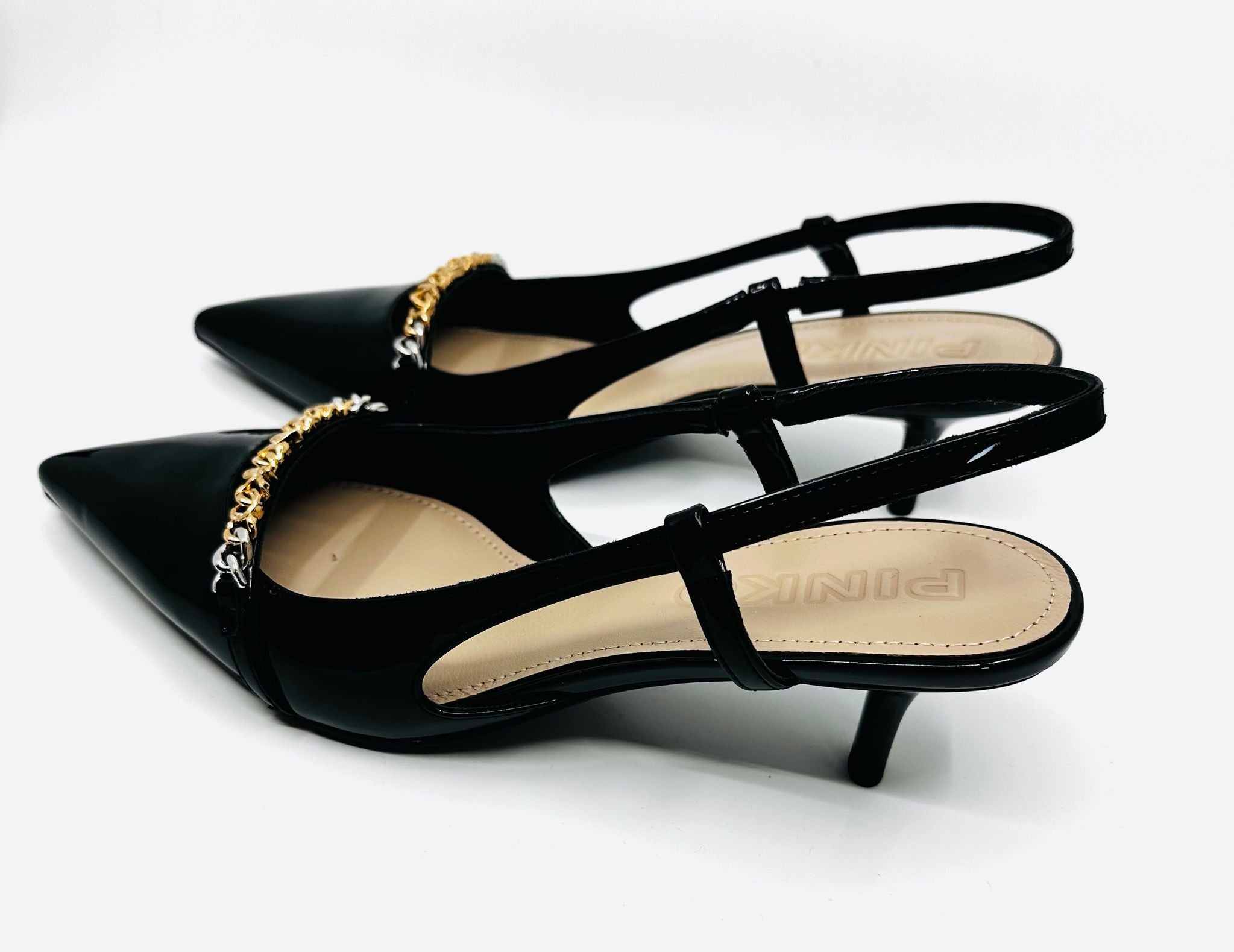 Slingback GLORIA 05 PATENT BLACK