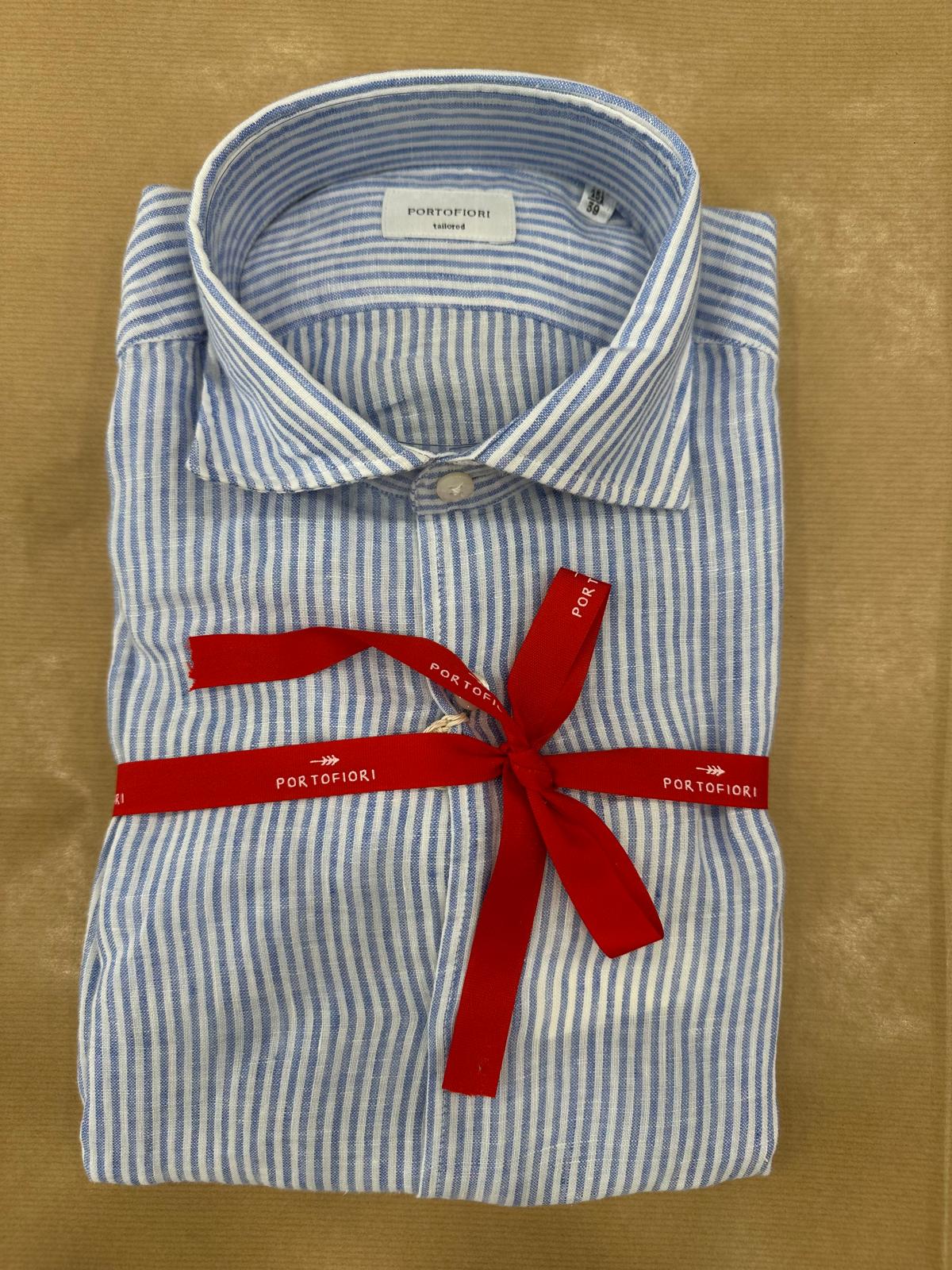 Camicia Lino Comfort Fit
