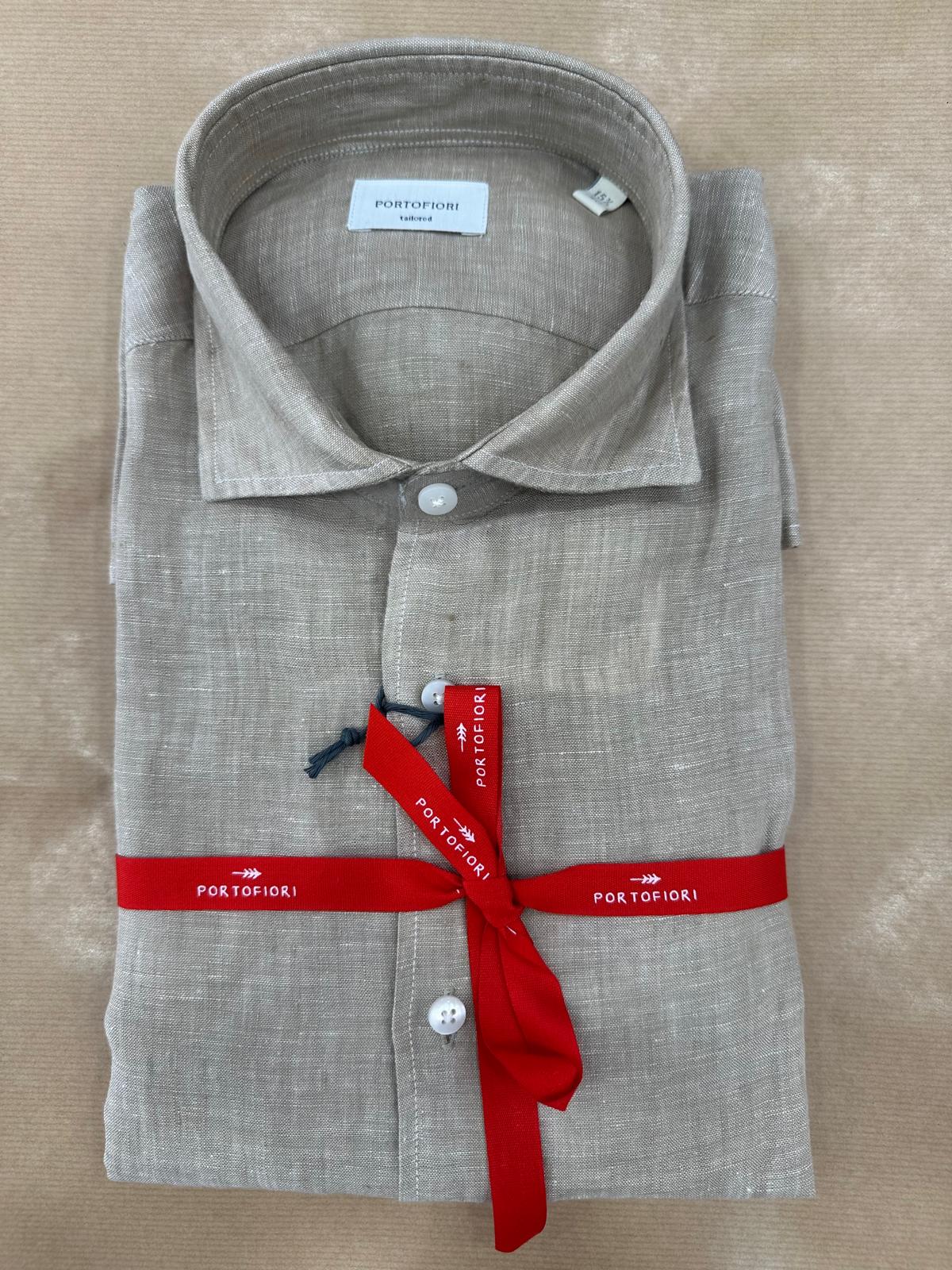 Camicia Lino Comfort Fit