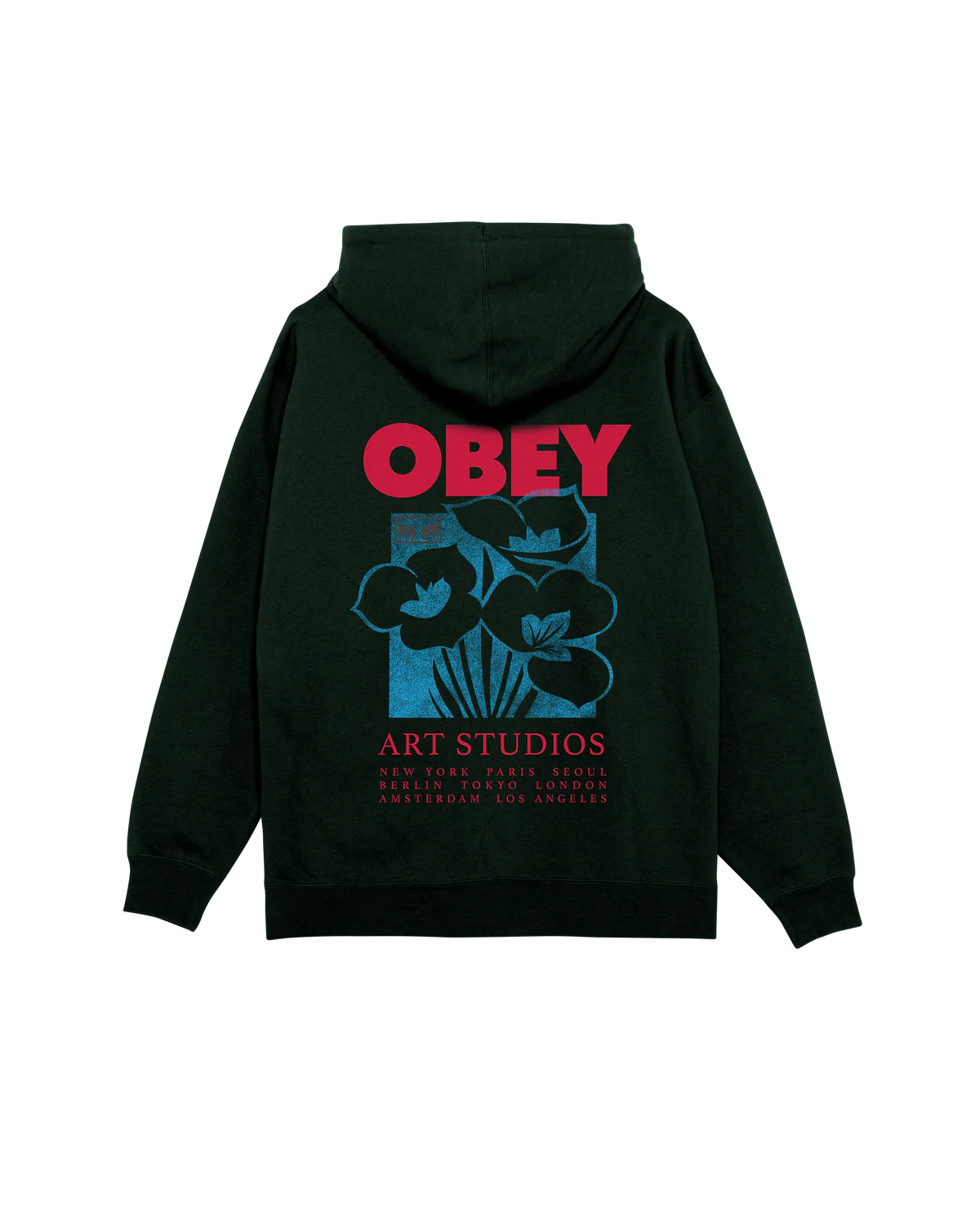 Felpa OBEY ART STUDIO FLOWERS FLEECE