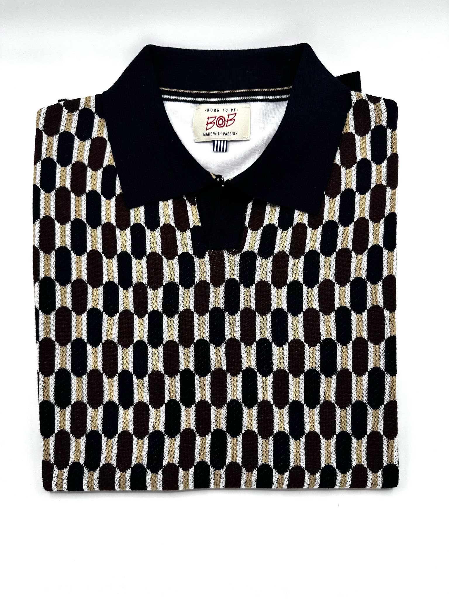 Polo Maglia Disegni Geometrici