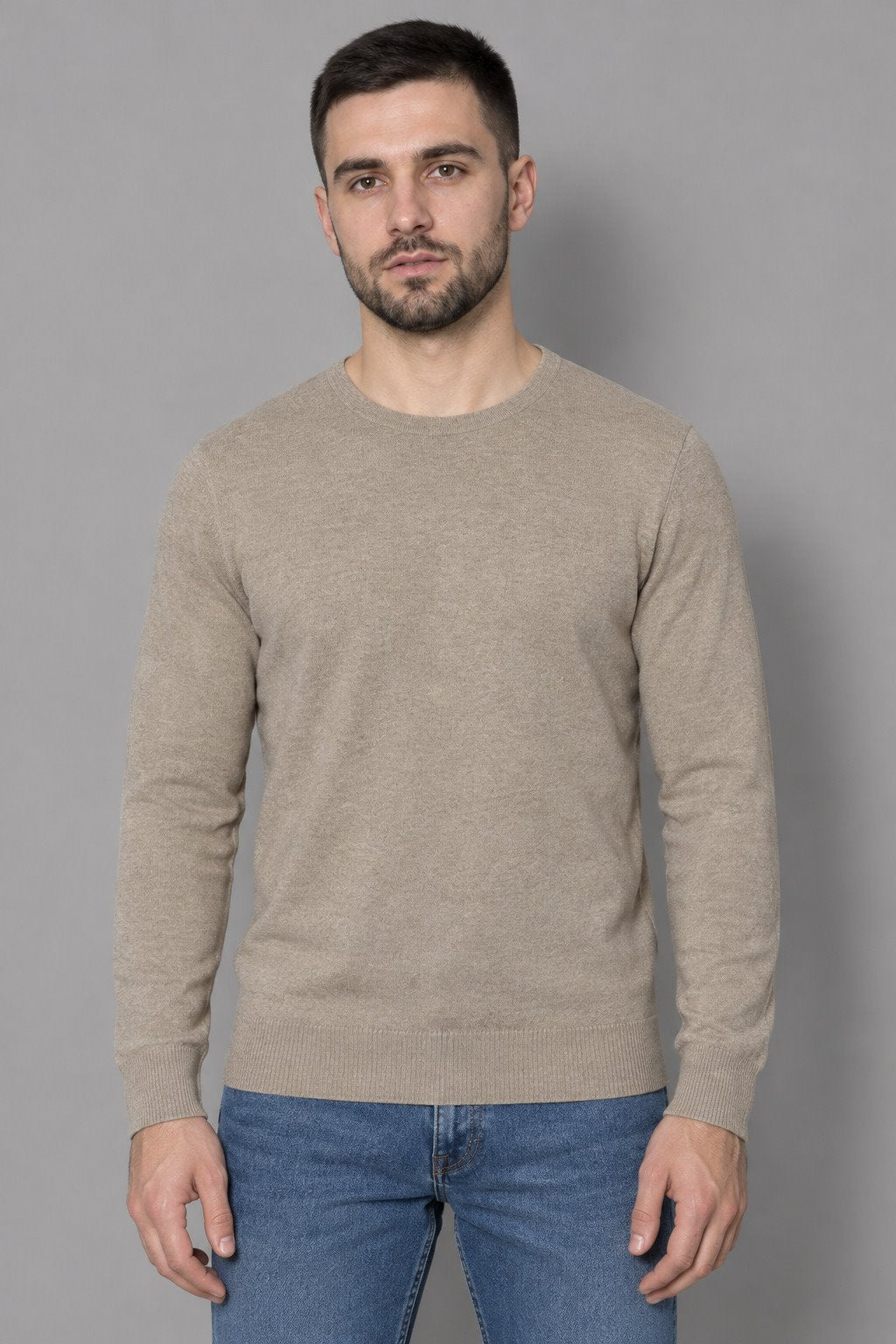 Maglia Girocollo Contrasti Lambswool REGENT