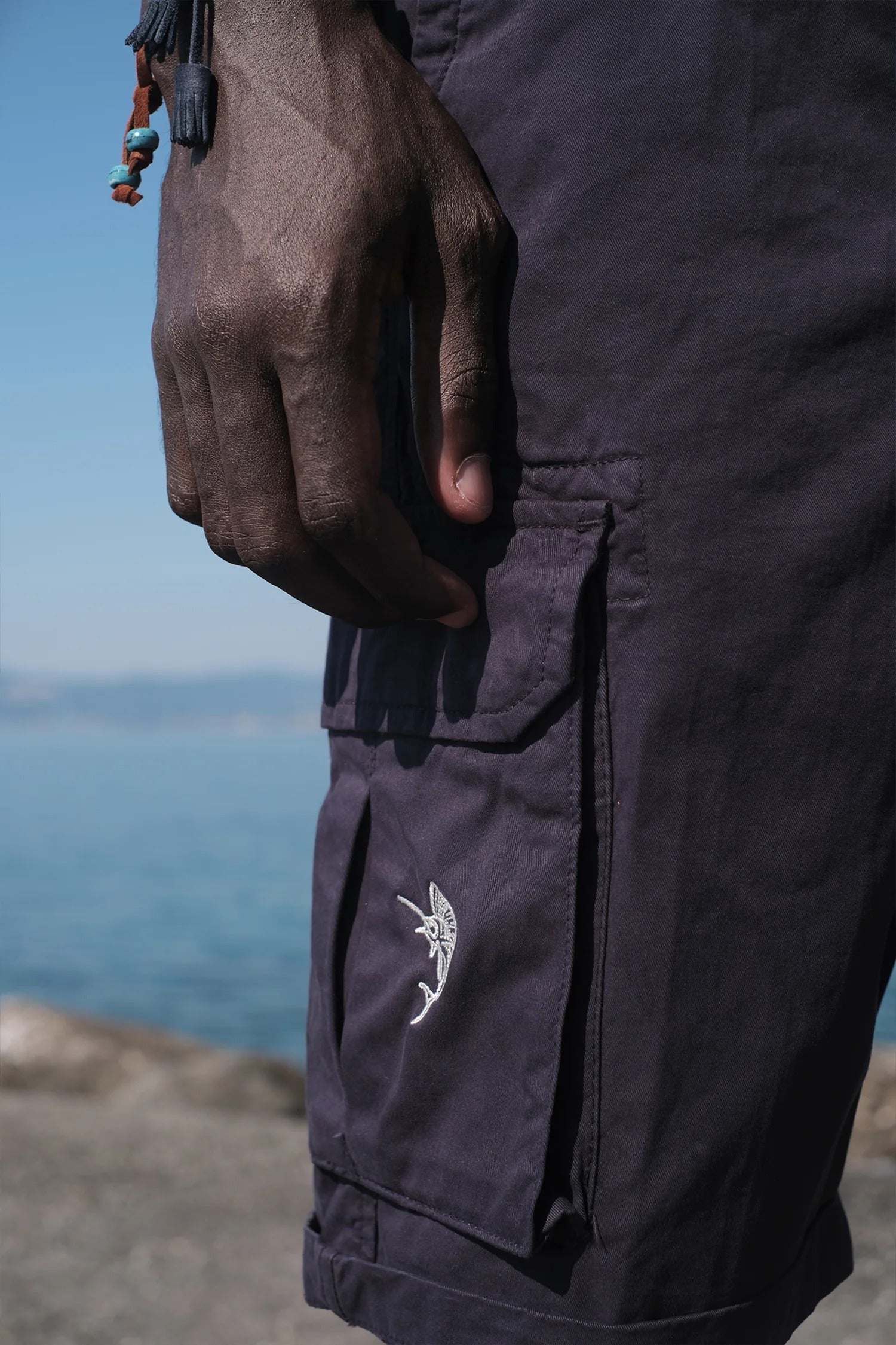 Bermuda CARGO EMBROIDERY MARLIN FISH