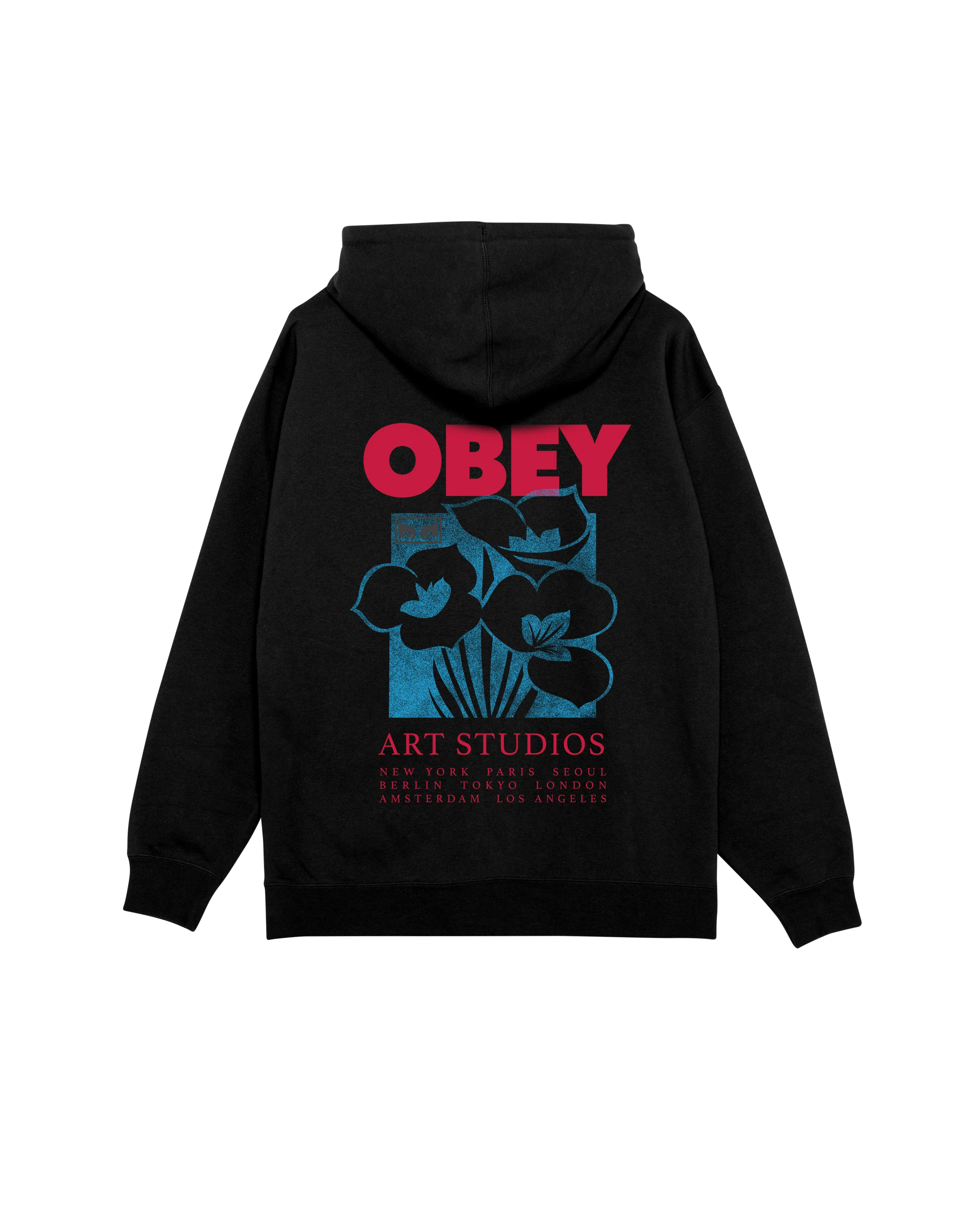 Felpa OBEY ART STUDIO FLOWERS FLEECE