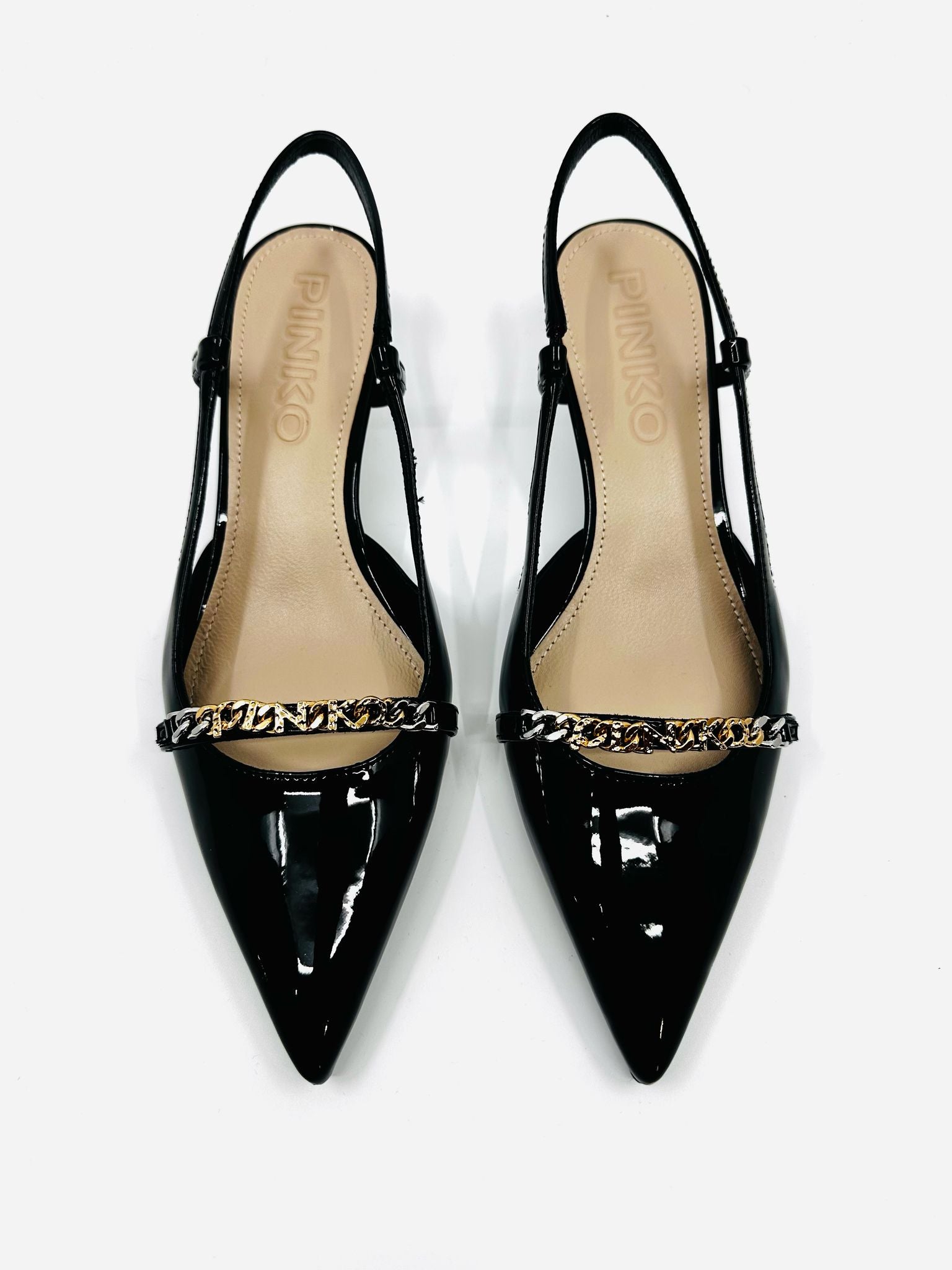 Slingback GLORIA 05 PATENT BLACK