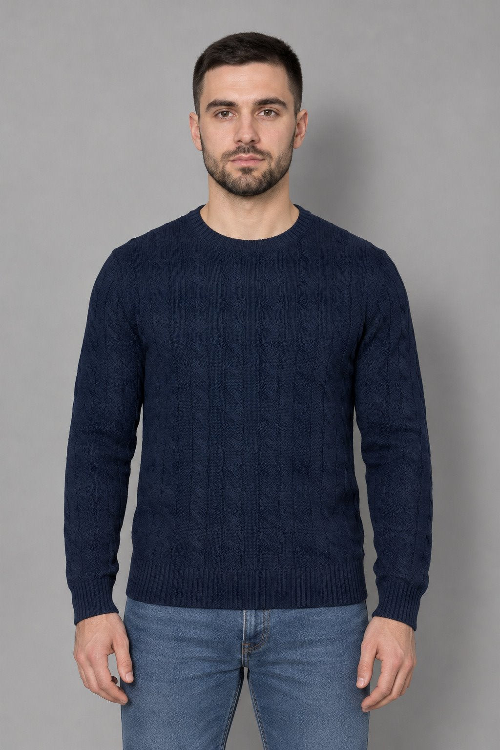 Maglia Girocollo Treccia Wool REGENT