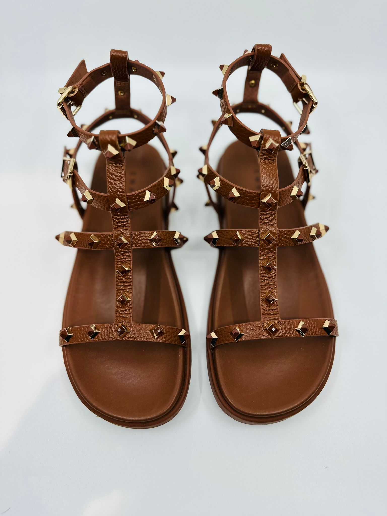 Sandalo CAVIGLIA BORCHIE NINA BOTTALATO