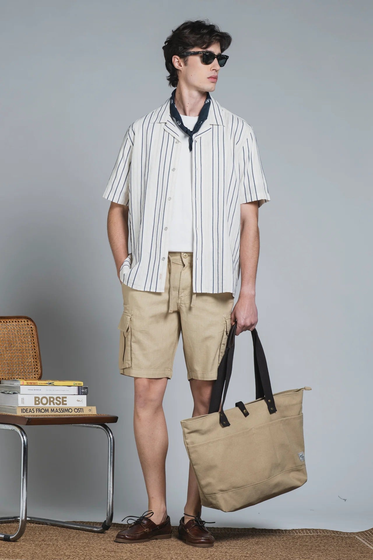 Bermuda Cargo Misto Lino COOPER