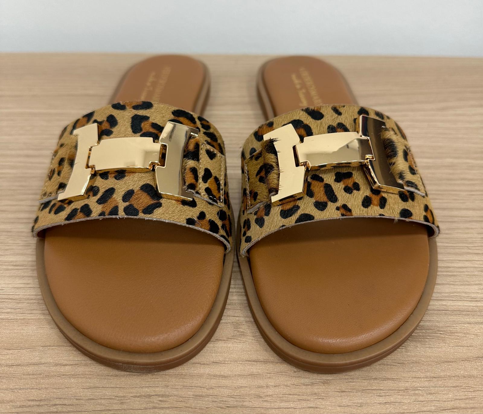 Ciabatta Cavallino Leopardo