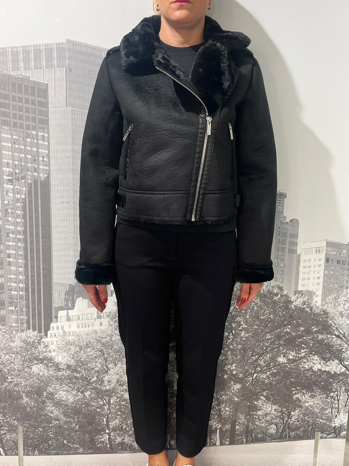 Giubbotto Ecomontone con Pelliccia