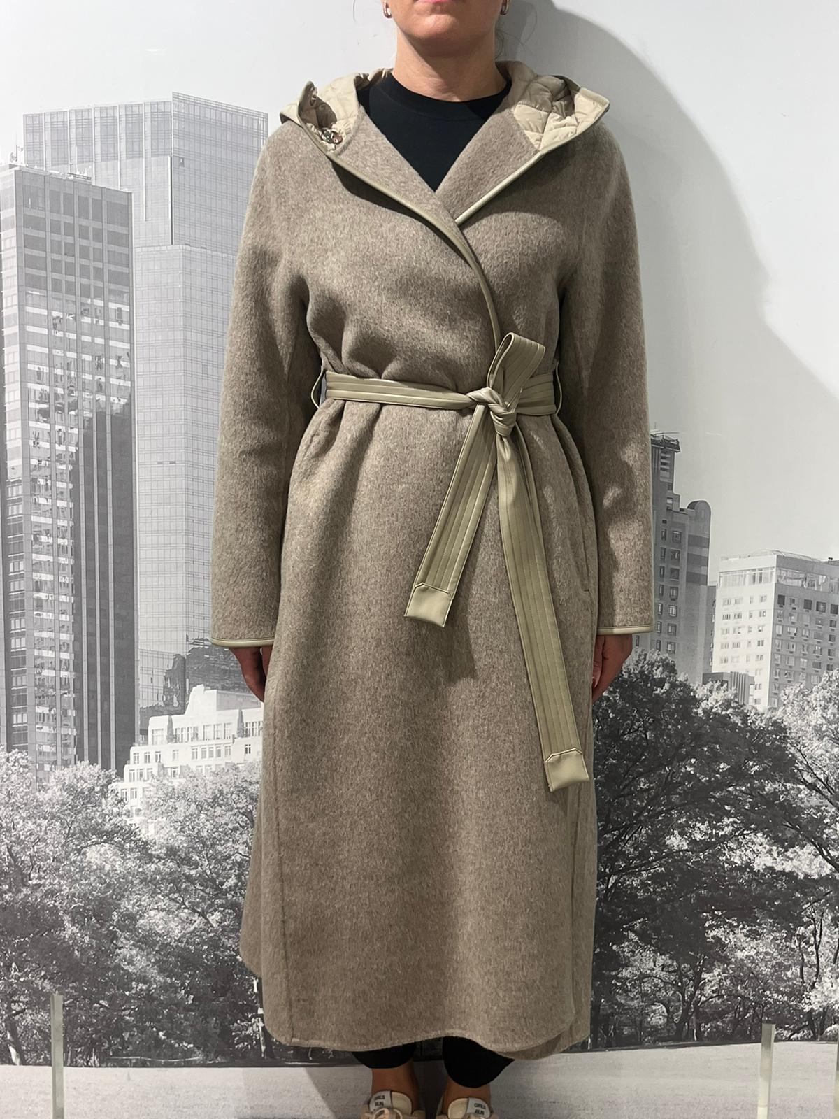 Cappotto Cappuccio & Cintura