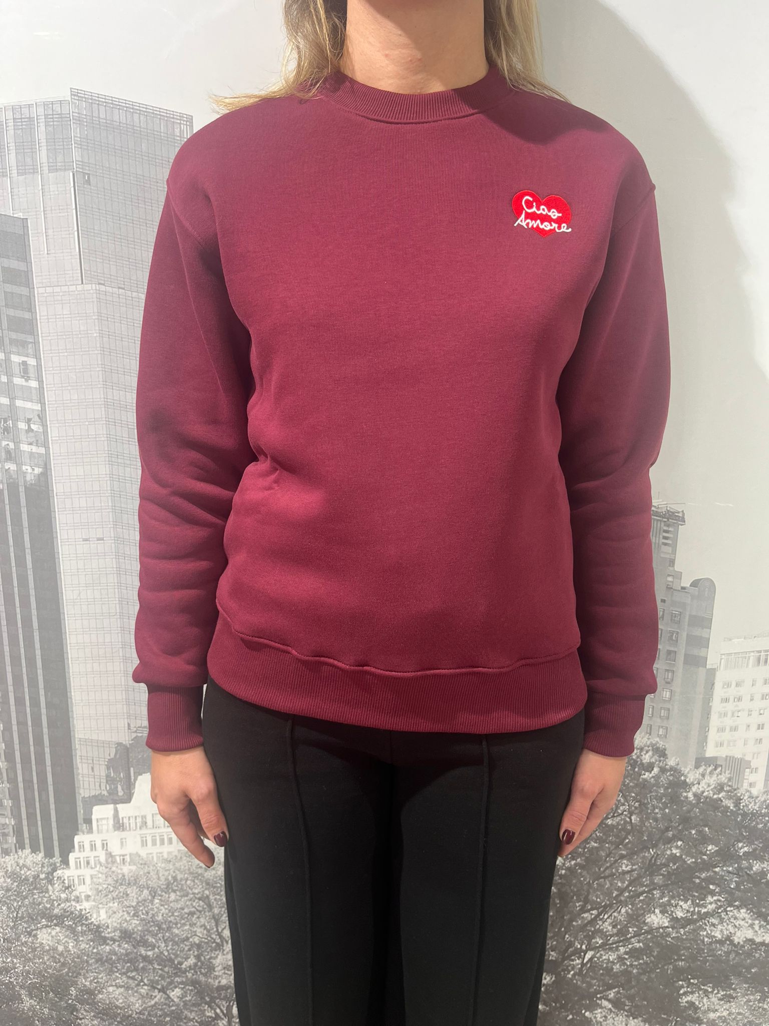 Felpa " CIAO AMORE "