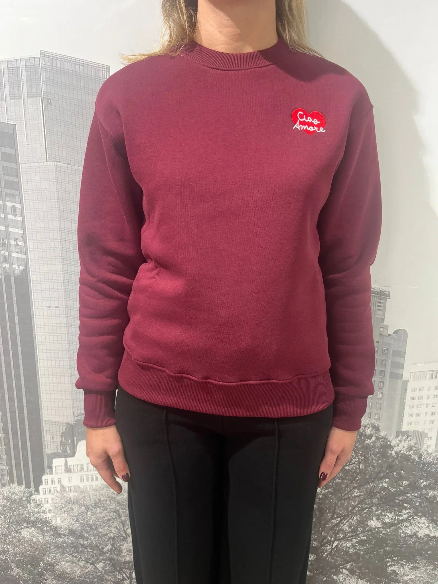 Felpa " CIAO AMORE " - M A R K E T S T O R E