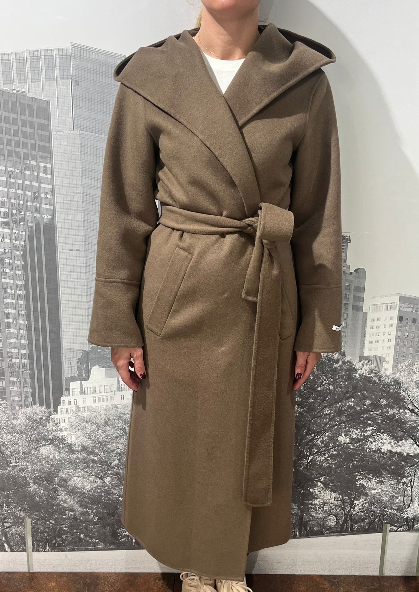 Cappotto Doppiopetto Cappuccio