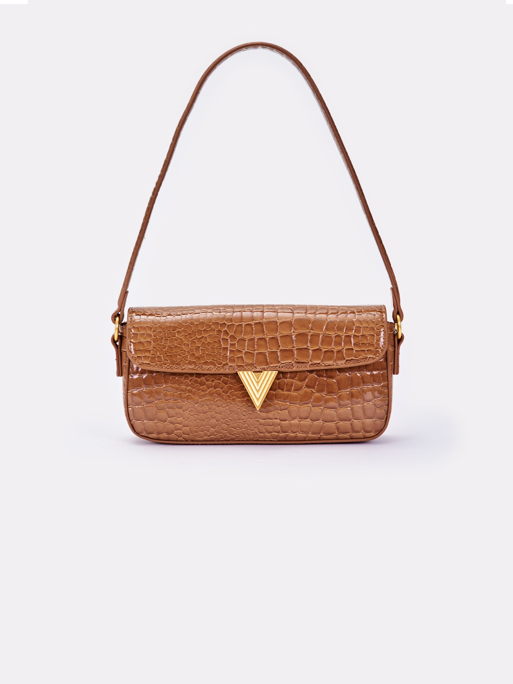 Borsa Croco Effect Pencil Bag