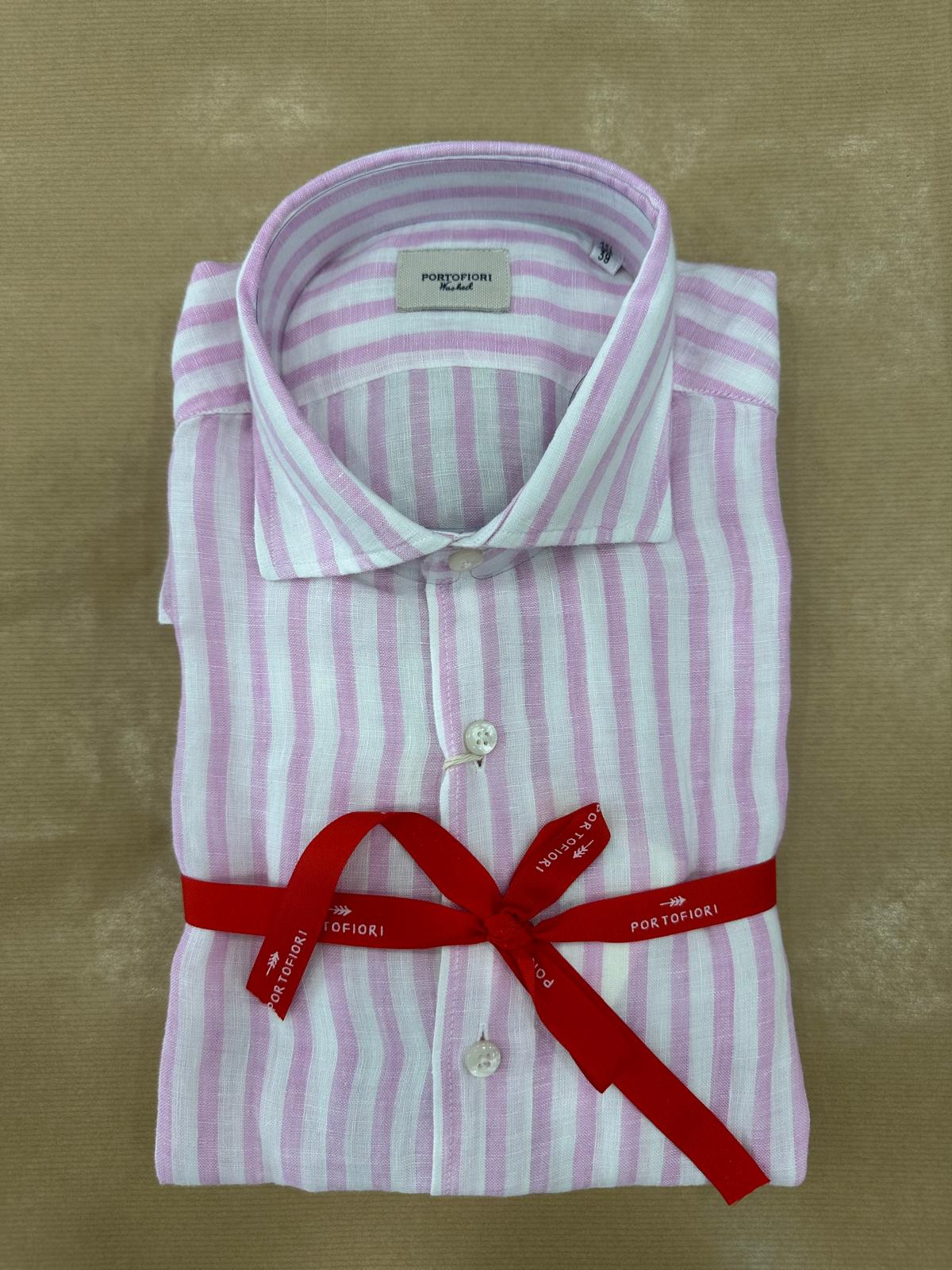 Camicia Lino Comfort Fit