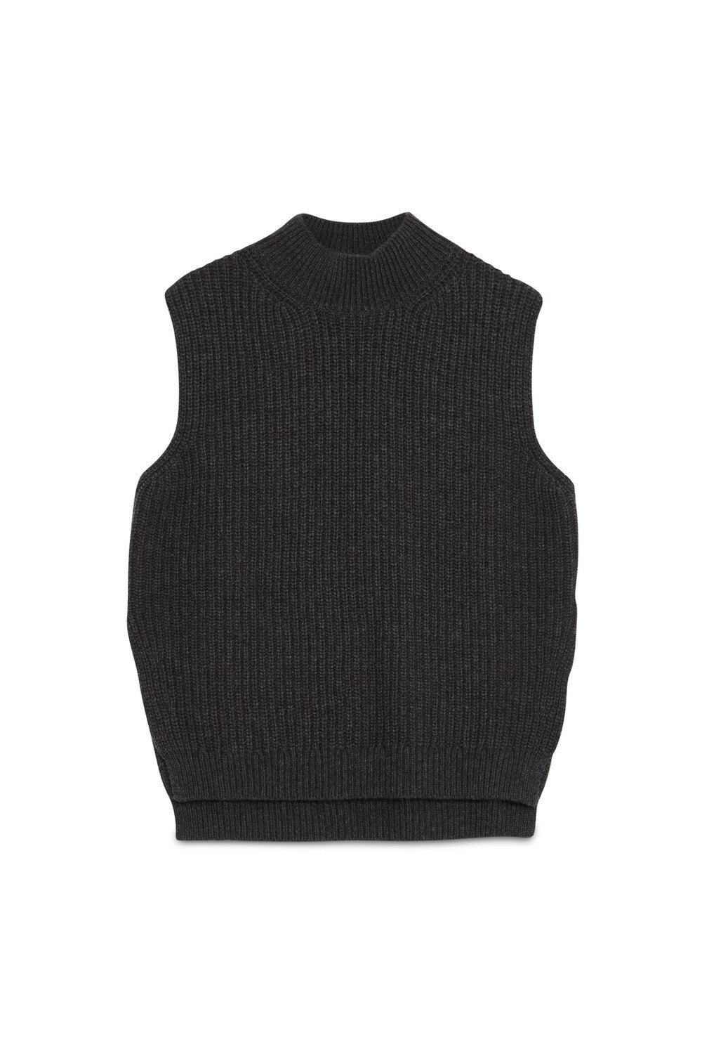 Maglia Sleeveless Rib WOMAN Wool