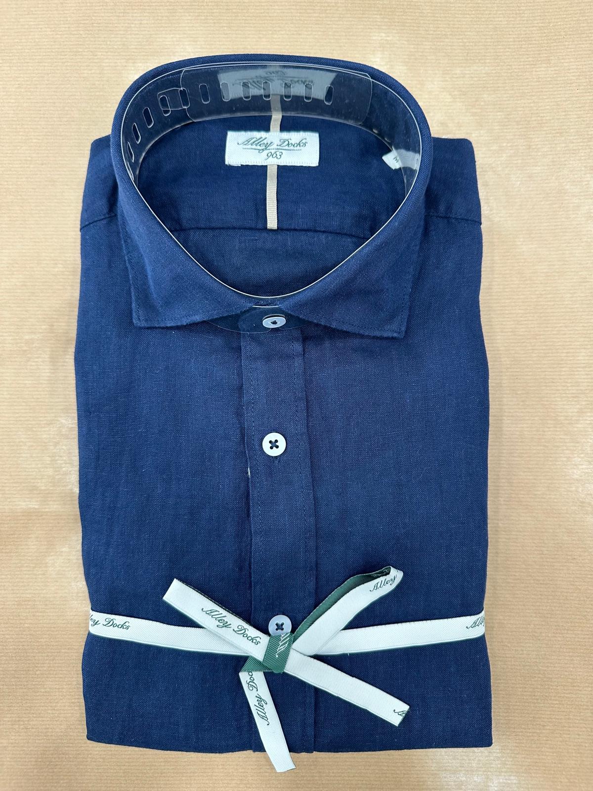 Camicia Collo Francese LINO