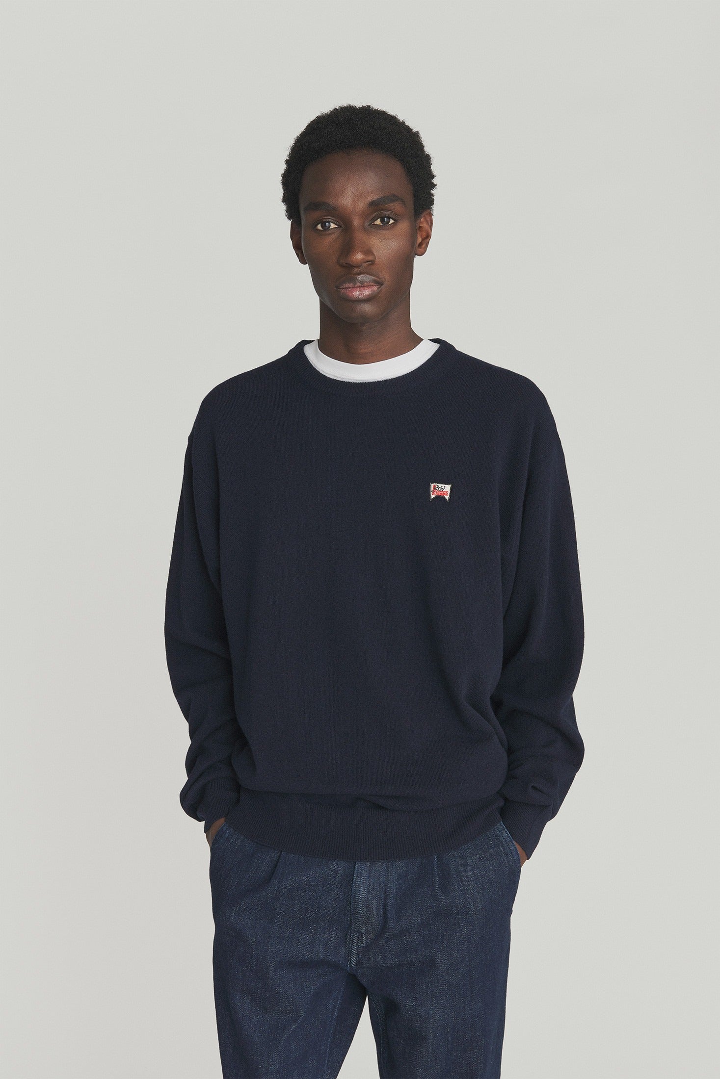 Maglia Girocollo Crew Box MAN Lambswool