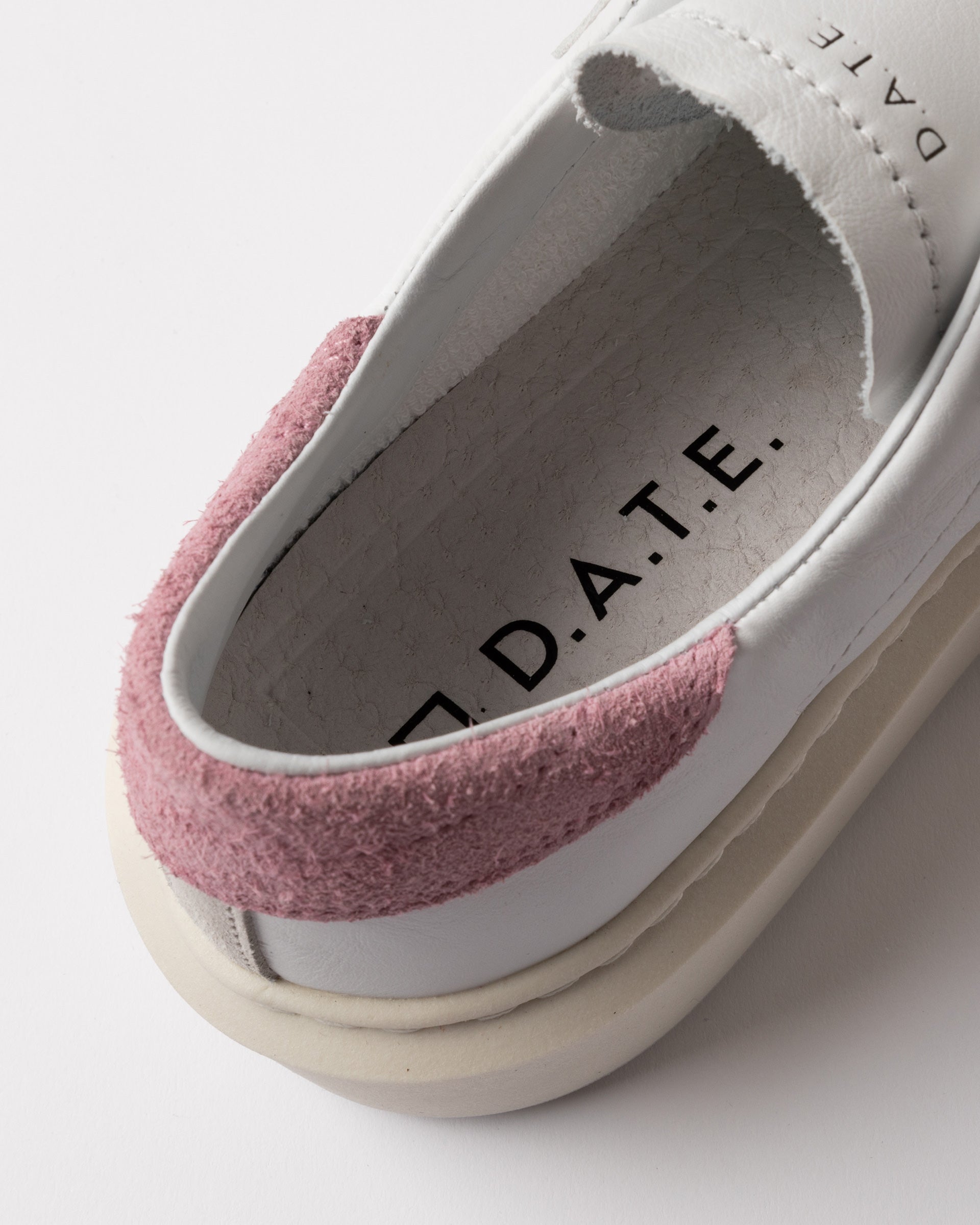 Sneakers HILL LOW PLATFORM CALF WHITE-PINK