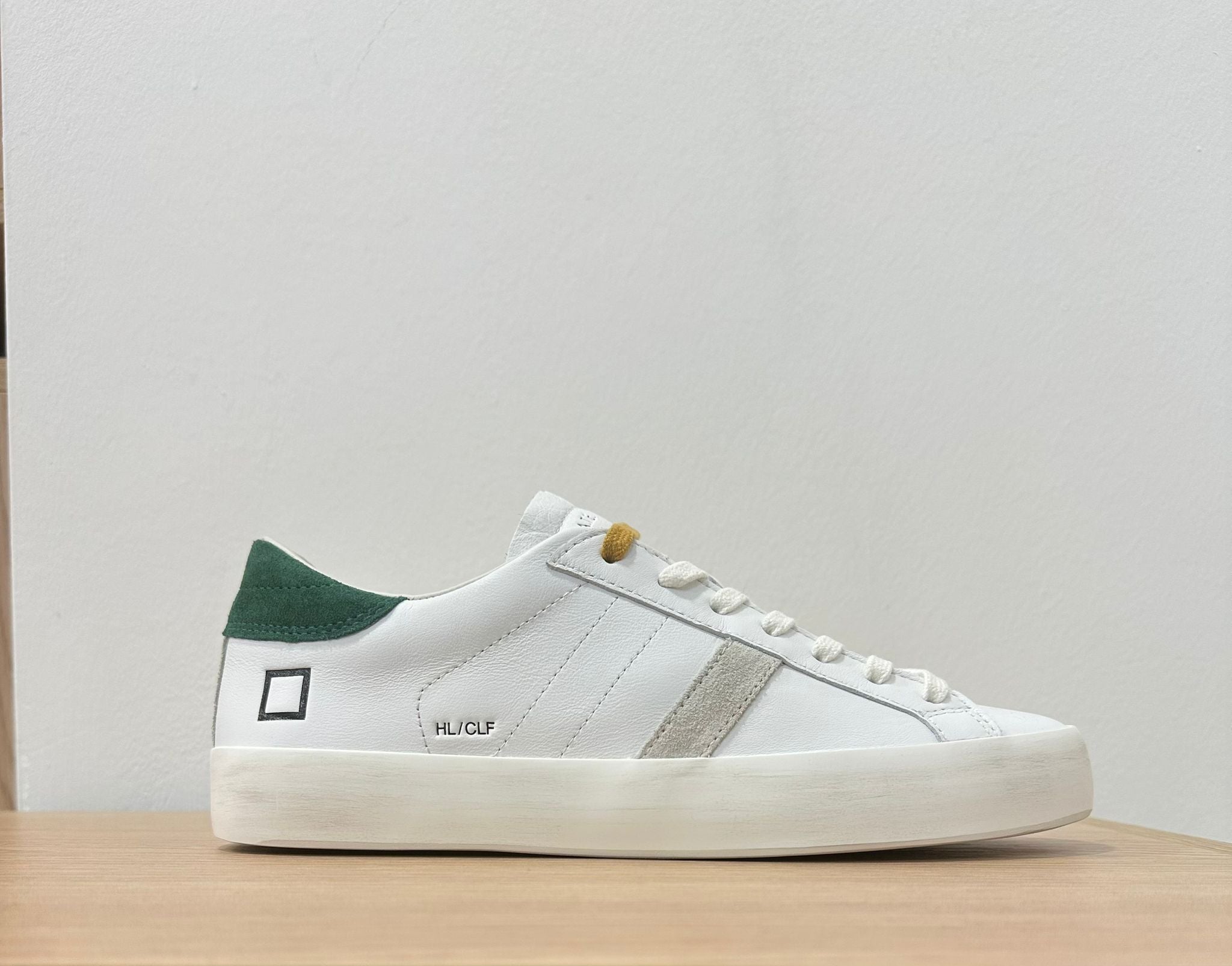 Sneakers HILL LOW CALF WHITE-GREEN