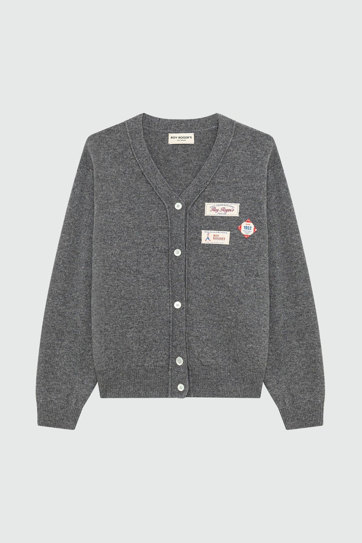 Club Cardigan Patch WOMAN Merino Wool